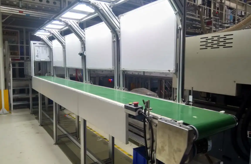 Flat belt conveyor
